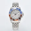 Wristwatches 40mm Men's GMT Watch NH34 Stainless Steel Mechanical Case Movement Automatic NH35 Dial