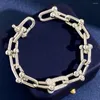 Braccialetti a maglie Zlxgirl Marchio di gioielli Bracciale Cooper placcato oro rosa argento di matrimonio classico da donna regalo bijoux