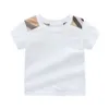 NOUVELLE MODE MODE STYLE Vêtements pour enfants garçons et filles T-shirt à rayures à manches courtes