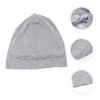 Berets Double Layer Hair Care Sleeping Hat Aldult Adult Long Modal Cotton Wrap