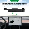 Organizador de carros portador de telefone Mount Multifuncional Uso para carros de painel Copo Glass de sol com silicone sem deslizamento