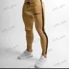 Erkekler Pantolon 2021 Geht Marka Günlük Skinny Pants Mens Joggers Sweetpants Fitness Egzersiz Marka Track Pants Yeni Sonbahar Erkek Moda Pantolon T231123