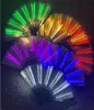 Glow Folding LED Fan Dancing Light Fan Night Show Halloween Christmas Rave Festival Accessories Glow In The Dark Party Supplies 228333177