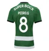 Jersey de football CP 23 24 Lisboa Soccer Jerseys Lisbon Special Coates Hjulmand Mathieu Jovane Sarabia Vietto Jute 2023 Sporting Club de Shirt Hen Kids Kit Maillot