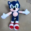 28 cm ny ankomst Sonic The Hedgehog Tails Knuckles Echidna fyllda djur plyschlekar Halloween gåva