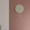 Wandklokken stille klok kwarts Kinderen Noordse ontwerp slaapkamer ongewone slinger moderne woonkamer reloj pendulo decor