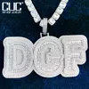 Pendentif Colliers Personnalisé Big Zircon Lettre Nom Hommes HipHop Collier Chaîne Personnalisé Heavy Rock Rapper Bijoux 231123