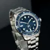 Relojes de vestir automáticos personalizados Pt5000 Reloj de pulsera mecánico de acero inoxidable con cristal de zafiro para hombres