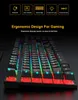 RGB Gaming Keyboard Gamer and Mouse с подсветкой USB 104 Keycaps Wired Ergonomic Russian Cheeboard для ПК ноутбук 231221