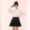 Active Shorts Women Yoga High Waist Pleated Skirt Summer Casual Kawaii A-line Plaid Black Tennis Japanese School Uniform Mini Skirts For