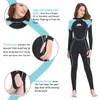 Swim Wear Women's 2mm Neoprene Wet Suits Full Body Wetsuit för att dyka snorkling Surfing Swimming Canoing i kallt vatten baksida med dragkedja 231122