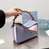 Mini Bag Geometry Bag Luxurys Designers 24 Colours Fashion Women Shoulder Bags Patchwork Crossbody Handbags Clutch Bags Totes Purse Classic Leather Ladies Wallet