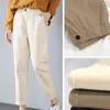 Women's Pants Pure Cotton Thin Large Waist Loose And Slim Carrot Harun 9/4 Black Dad For Women