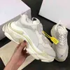 2021 Herren Luxurys Designers Triple S Shoes Crystal Bottom Paris 17FW Sneakers Women Running Shoes Vintage Dad Basketball