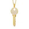 Designer Jewelry 18K Giallo Gold Oro Tasto argento Pendant Forever Classic Create D/VVS Moissanite Fancy Pendant 925 Silver Key Cindant Necklace