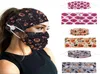 2 pezzi set bottone natalizio fascia maschera turbante accessori per capelli morbido yoga sport fascia elastica per capelli moda con maschera donna9385170