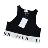 23SS Women Tanks camis Top Designer Knitted Vest Sleeveless Breathable Knitted Pullover Womens Sport Tops Woman Tank Vest Yoga diesel shirt Tees Women Clothing S-L