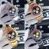 40mm U1 automatico quadrante in oro cristallo di zaffiro designer da uomo con cinturino in acciaio inossidabile 904L con diamanti Montre De Luxe Dhgates Watch Lb