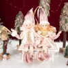 Christmas Decorations Arrived Bendable Arms Legs Christmas Elf Home Decor Figurine Doll Hanging Festival Decoration Gold Red Christmas Elves Gifts 231122