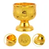 Copos descartáveis Palhas 6 Pcs O Santo para Buda no Salão Ancestral Home Forniture Decor Recipiente Plástico Pp