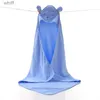 Towels Robes 2020 New Baby Newborn Bath Towel Cute Animal Cartoon Baby Hooded Bathrobe Beach Cotton Toddler Towel Kids Infant Babies BlanketL231123