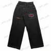 Jeans da uomo Streetwea JNCO Jeans Y2K Harajuku Hip Hop Retro Lettera Grafica ricamata Jeans larghi Pantaloni denim Uomo Donna Goth Pantaloni larghi T231123