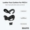 VRAR Devices AMVR PU Leather Face Eye Mask Cover for PICO 4 VR Glasses Protective Accessories 231123