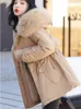 Kvinnors dike rockar vinterkläder kvinnor jacka för korea mode tunga jackor superrock varma överdimensionerade chic parkor