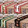 Autres fournitures de fête d'événement Décoration de chemin de table de Noël pour la maison Nappe Navidad Noel Kerst Cadeaux de Noël Année Natal 230422