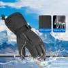 Gants de ski Noir -30 Gants de ski chauds d'hiver imperméables hommes femmes gants de ski de snowboard motoneige moto mitaines écran tactile poignet 231122