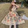 Casual jurken Herstory schattige Japanse stijl zacht meisje zoet zomer feest lolita dagelijkse slinger kleine jurk vrouwen