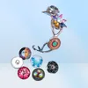 12pcslot Horse Theme Glass Charms 18mm Snap Button Jewelry For 18mm Snaps Bracelet Snap Jewelry KZ0677155857633207794