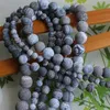 Beads Other 8mm Bijoux Diy Rock Gem Natural Stone Round Bead Necklace Earrings Spacer Men Bracelet Jewelry Findings Frost Geode DecorOther