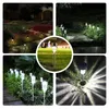 Décorations de jardin 30Pack de lumières extérieures solaires lampe de jardin à énergie solaire chemin de paysage étanche en plein air pour cour arrière-cour pelouse Patio décoratif 231122