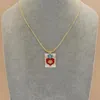 Kedjor go2boho 2023 i koppar pärla vit krona persika hjärthalsband miyuki handarbete färgglada pärlor smycken bohemian