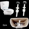 Housses de siège de toilette fournir des pièces de marque utiles boulons 2 pièces accessoires accessoires montage à la maison écrous Pack remplacement en plastique