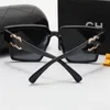 Lunettes de soleil de styliste pour femmes et hommes, modèle œil de chat, spécial UV 400, lettres de protection, grande jambe, cadre à double faisceau, design extérieur, haute alliage, lunettes de soleil pour femmes 3052 RJ