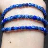 Länk armband naturliga lapis lazuli kub armband handgjorda förmögenhet energi bangle mineral kvinna amulet smycken gåva 1 st