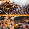 Gereedschap 1/2 stuks BBQ-grillreiniging Baksteenblok Vlekken Vetreiniger Barbecuesteen Keukengadgets Borstels