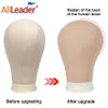 Perückenständer Alileader Canvas Block Poly Head Perückenherstellungskopf WeftWig Display Styling Mannequin Head Manikin Head Dryer20,5" 21"22,5"23inch 231123