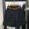 Kvinnors shorts s-4xl kvinnor avslappnad sommar stor storlek hög midja lösa solida korta byxor damer tunna ben