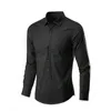 Men's Casual Shirts Men's White Shirt Long-sleeved Non-iron Business Professional Work Collared Clothing Casual Suit Button Tops Plus Size S-5XL 231122