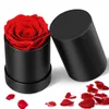 Decorative Flowers 1pc Peserved Real Rose In Mini Box Long Lasting Fresh Flower Valentines Day Girlfriend Mothers Gifts Home Office Party