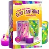 Light-up Clay Lanterns Making Kit Activity for Kids & Tween Girls Ages 8-14 Year Old - Best DIY Arts & Crafts Kits Gifts - Creative Toys for Preteen