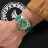 Orologi da polso Cronografo di lusso Orologi da uomo Cinturino in silicone Orologio da polso sportivo Orologio da lavoro al quarzo Orologio impermeabile Relogio Masculino