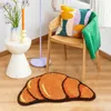 Tapetes Lakea Croissant Forma Tapetes para Sala de Banho Fluffy Pão Tapete Casa Decoração Quente Acessórios Anti-Slip Floor Safety Mat