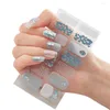 Nail Art Kits Semi-uitgeharde gelnagels Stickers Mode Effen kleur Sticker UV-lamp Decal Decals nodig LED-decoratie Manicure G I8K6