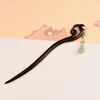 Haarspeldjes Temperamentele Klassieke Dongling Jades Waterdruppel Hanger Stok Chinese Oude Cheongsam Hanfu Sieraden Accessoires