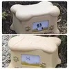 Dogs Urns for Ashes Pet Urns Ashes Pet Keepsake Memory Resin Box with Photo Frame Personalized Dog Memorial Gifts for Loss of Dog