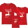 Famille correspondant tenues papa maman bébé costume Look noël t-shirt mère fille à manches courtes père fils vêtements 231122